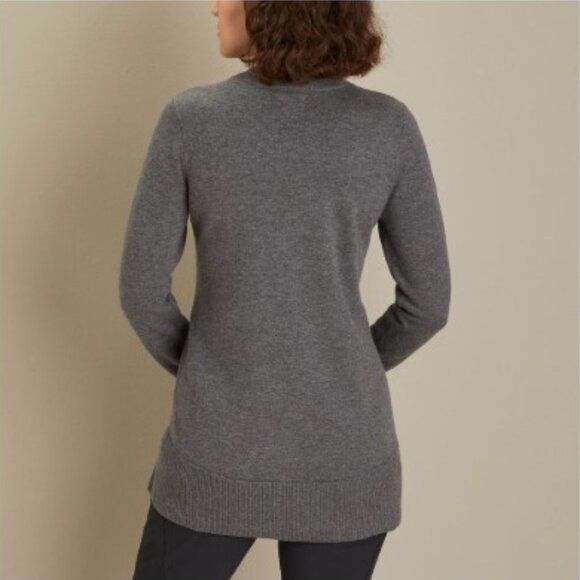 Duluth Trading Co EUC Size Medium Wash-a-Wool Merino Tunic Sweater in Lavender - Picture 3 of 8